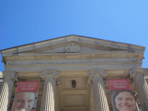 Curtiss Hall Pediment