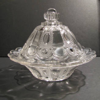 U.S. Glass Co. No. 15072 Kansas (AKA: Jewel with Dewdrop, States series)