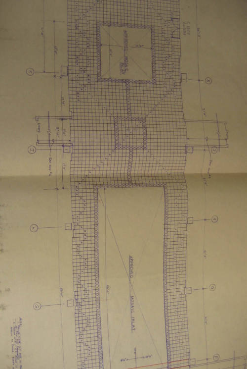 Blue Print Plans of Moli Bio's Atrium Lobby