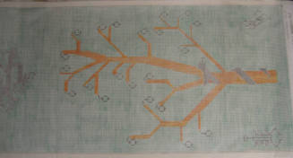 Colored plans for Moli Bio's 'Novel Agent's Auditorium Mosaic