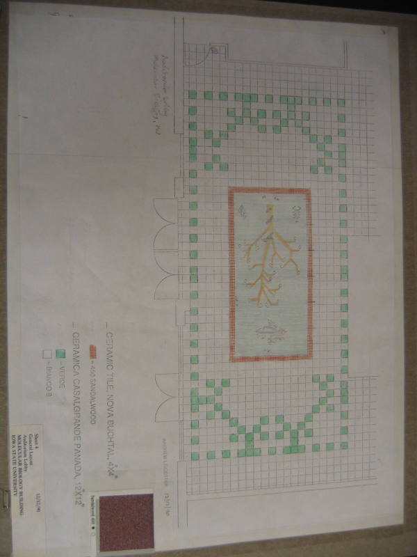 Colored Layout Revision of Auditorium Floor in Moli Bio