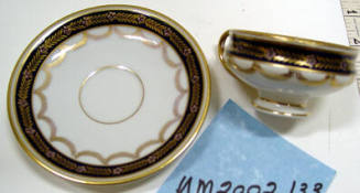 Cup (a) and saucer (b)