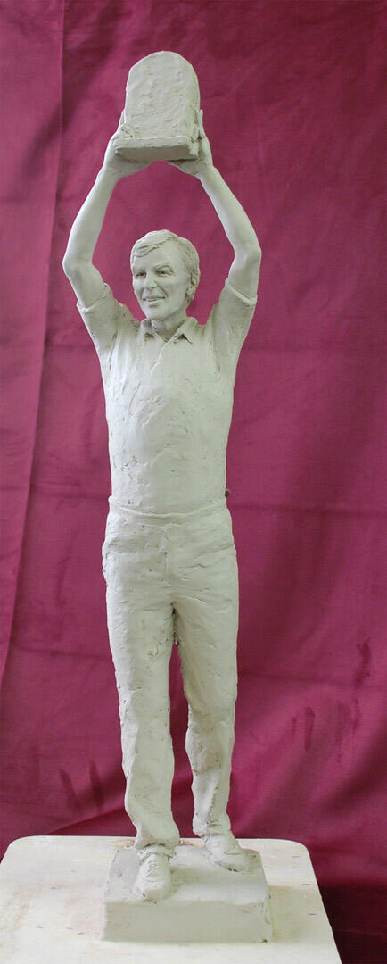Coach Bill Bergan Maquette