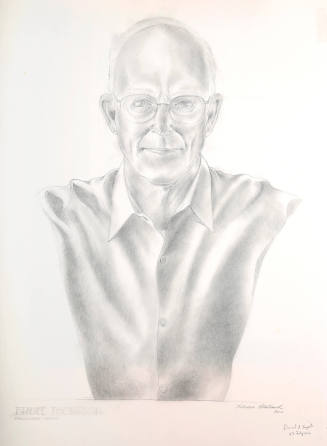 Drawing/study for Bruce Thompson bust