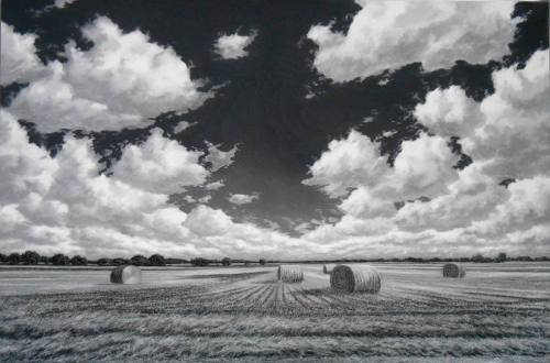 1965, Round Hay Bales