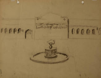 Study for the History of Dairying: Courtyard