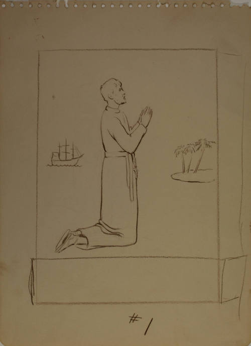 Study for Saint Francis Xavier: Concept study