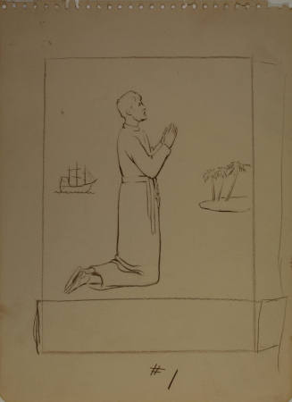 Study for Saint Francis Xavier: Concept study