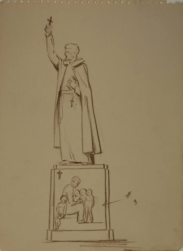 Study for Saint Francis Xavier: Figure study