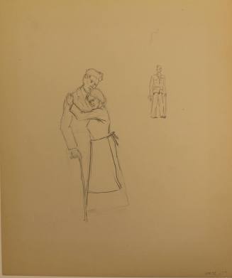 Returning wounded World War II veteran