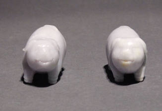 Pair of Pig Sculptures