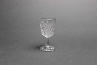U.S. Glass Co. No. 15054 Massachusetts pattern (AKA: Arched Diamond Point, Cane Variant, Geneva, States series)