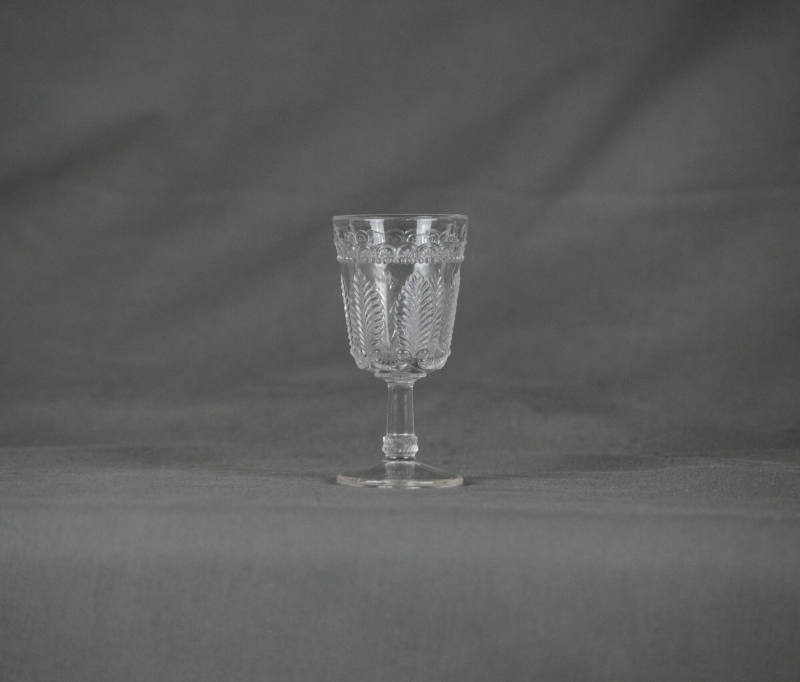 U.S. Glass Co. No. 15058 Missouri (AKA: Palm and Scroll, Palm Leaf and Scroll, States series)