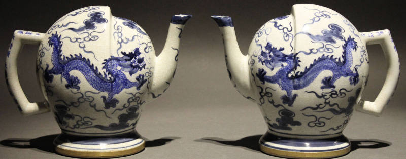 Pair of teapots