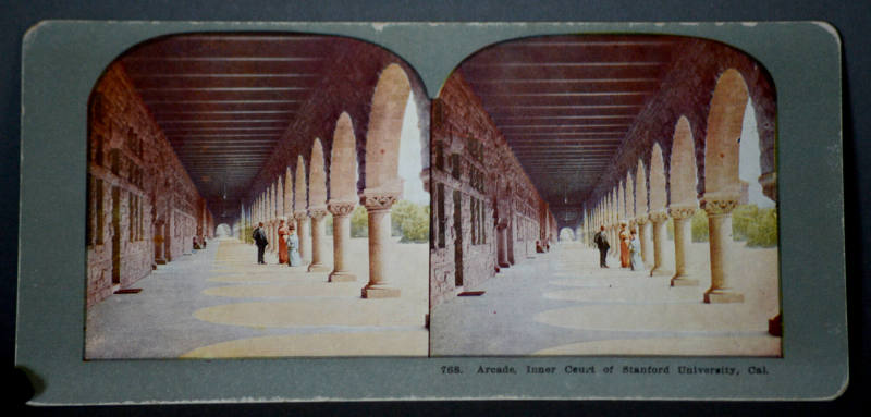 Arcade, Inner Court of Stanford University, California