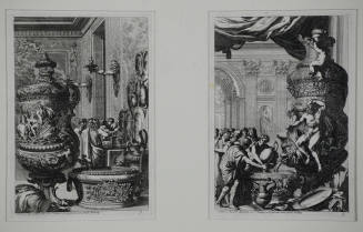 Fonteines et curettes inventees de nouveau par Jean le Pautre