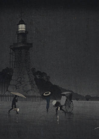 Night Scene Series: A Rainy Day at Kudan