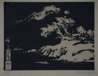 Mt. Fuji and River Landscape