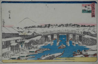 Views of Famous Places in Edo Series: Clear Weather after Snow at Nihon Bridge