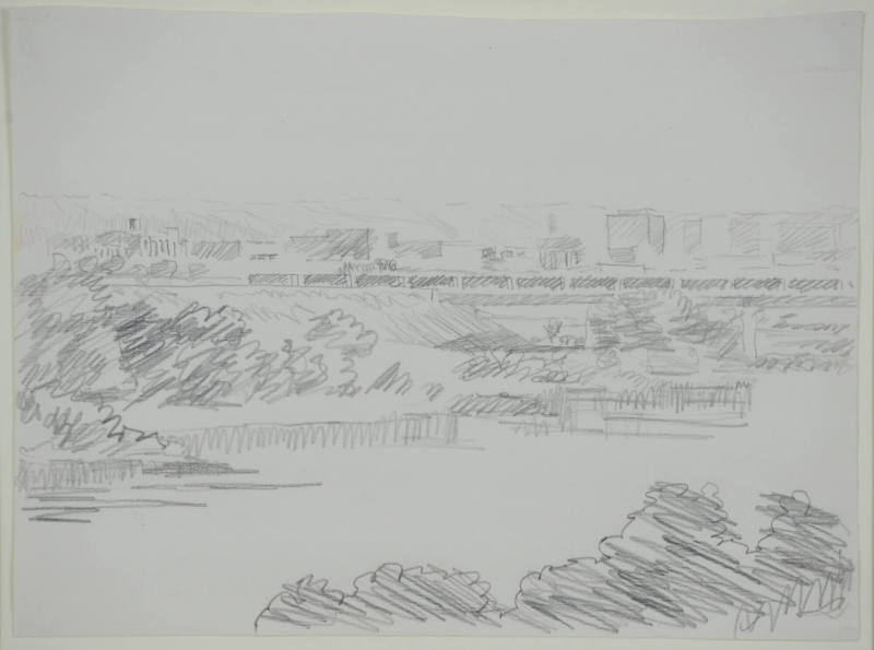 Sioux City Skyline Triptych (study)