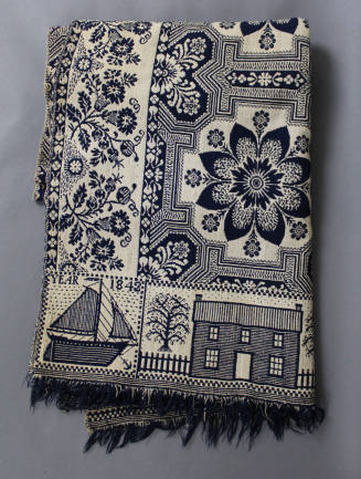 Four roses pattern with Eagle border