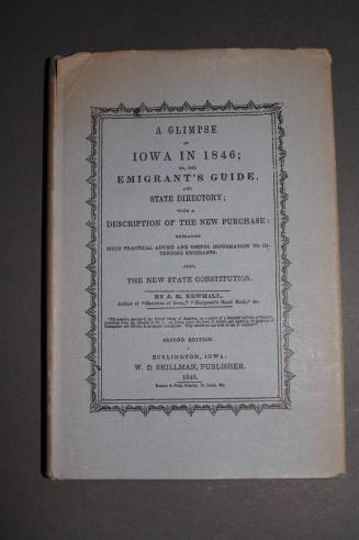 A Glimpse of Iowa in 1846