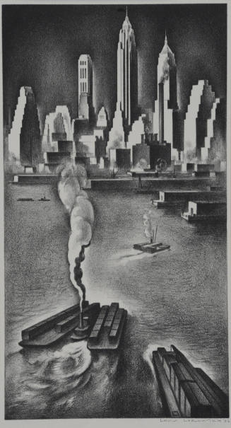 Mural Study:  Lower Manhattan