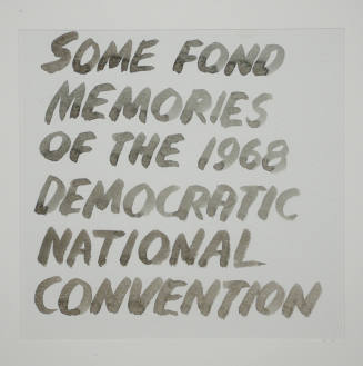 Some Fond Memories of the 1968 Democratic National Convention
