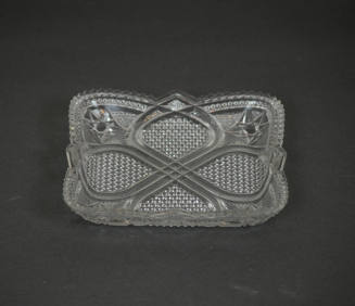 U.S. Glass Co. No. 15054 Massachusetts (AKA: Arched Diamond Point, Cane Variant, Geneva, States series)