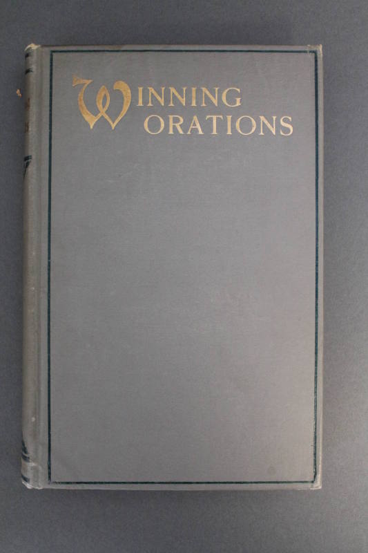 Winning Orations of the Inter-State Oratorical Contests, Biographies of Contestants