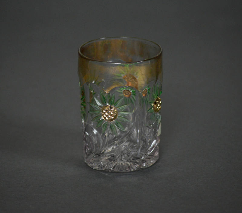 U.S. Glass Co. No. 15125 Daisy (AKA: Big Daisy; Intaglio Sunflower)