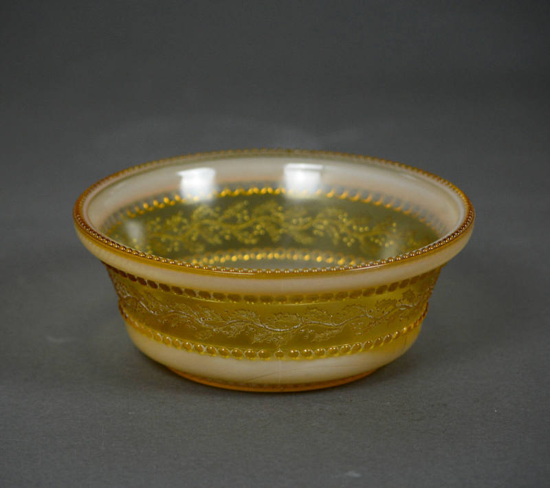 Holly Amber pattern (AKA Golden Agate Holly, No. 450)