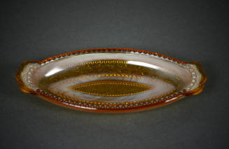 Holly Amber pattern (AKA Golden Agate Holly, No. 450)
