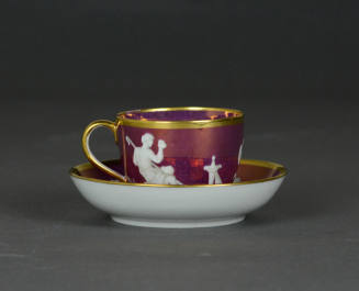 Teacup with saucer