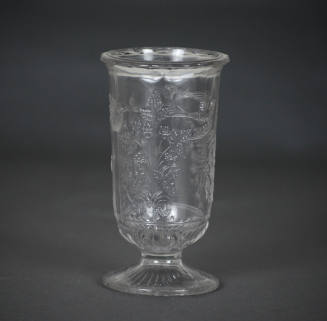 Beaver Falls Glass Co. No. 67 Australia (AKA: Fern and Bird, Flying Robin, Hummingbird, Hummingbird and Fern, Thunderbird)