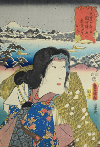 Okazaki: Onoe Naiko IV as Masaemon's Wife Otani