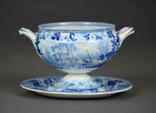 Sauce Tureen with stand
