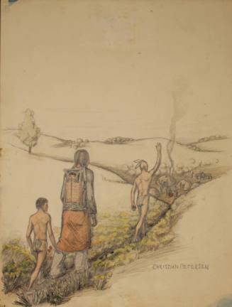 Cha-Ki-Shi: Ba-wi-shi-ka Rode at the Head of His Party