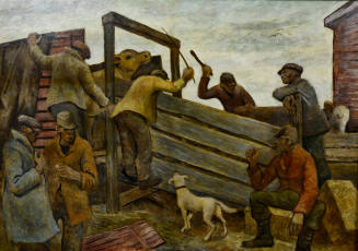 Unloading Cattle