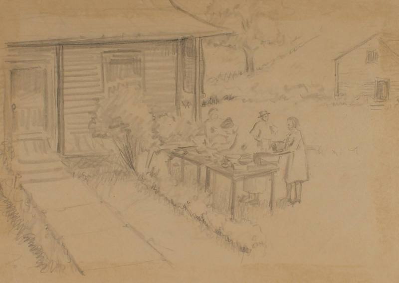 Kentucky Trip: Preparing food