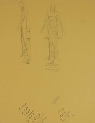 Studies for Cemetery Christ