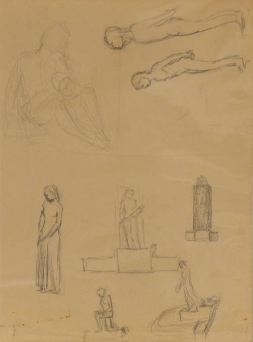 Concept Studies for War Memorial: Women