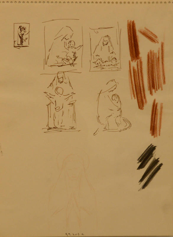 Studies of Madonna and Child