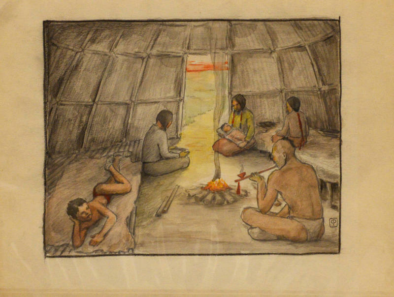 Cha-Ki-Shi: Meskwaki family in their wickiup