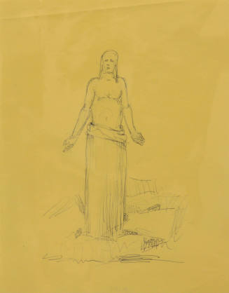 Study for Cemetery Christ