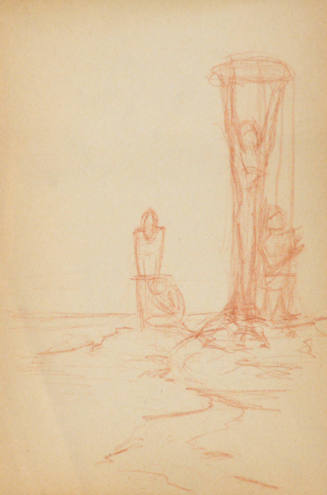 Study for Cemetery Christ