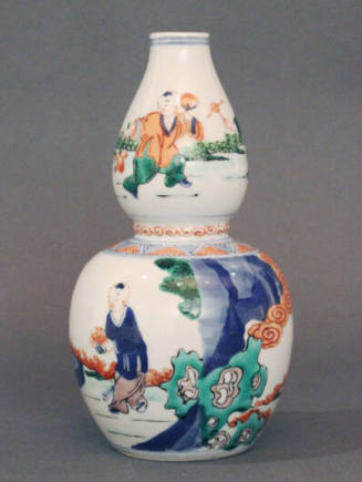 Vase, double gourd shape