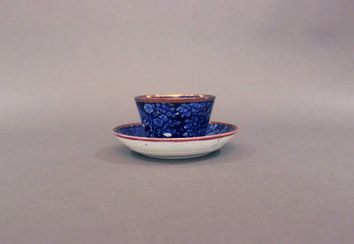 Teabowl and saucer