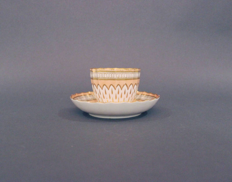 Teabowl and saucer