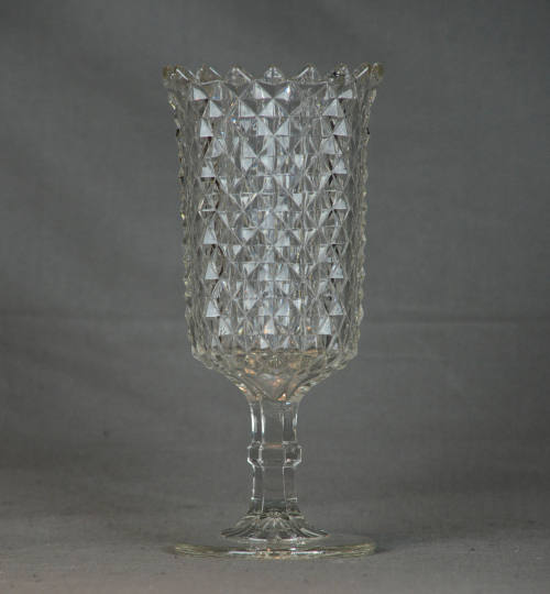 Sawtooth pattern (aka Diamond Point, Diamond, Gillinder No. 56, Cambridge Sawtooth, Crossett Sawtooth, Lumberton Sawtooth, Mitre Diamond, Pineapple (Lee), Mitre) ern